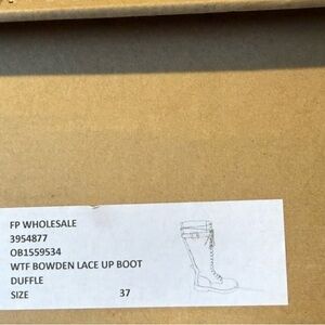 Free People Lace Up Boots - Brown